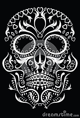 Day Of The Dead Skull Royalty Free Stock Image - Image: 16693446