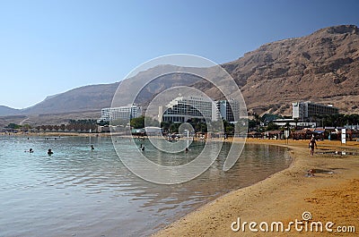 Dead Sea in Israel, a resort area