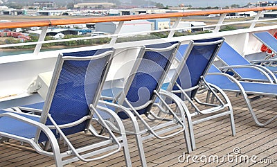 Deck lounge chairs
