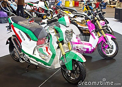 Decoration Honda motorclcles.
