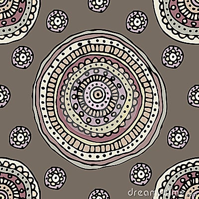 Decorative circles pattern