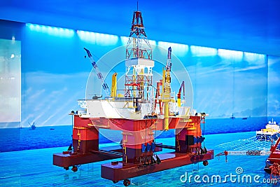 Deep water semi-submersible drilling platform