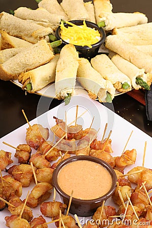 Delicious finger food appetizers
