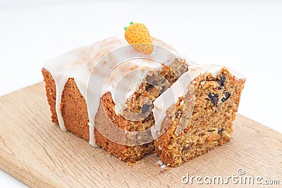 Delicious fruit cake with mixed fruit and nuts