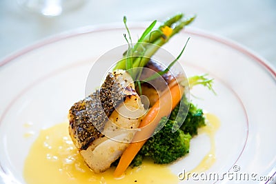 Delicious Main Course Gourmet Stock Images