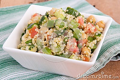 Delicious quinoa salad