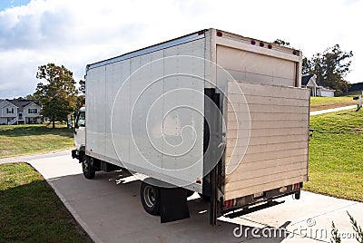 Delivery Truck/Driveway/Home