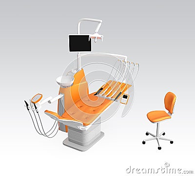 Dental unit chair