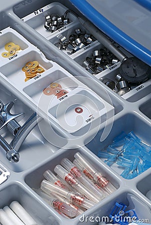Dentist s tools drawer