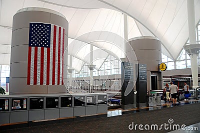 Denver international airport interior