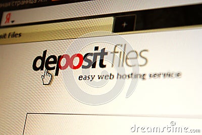 Deposit files service page