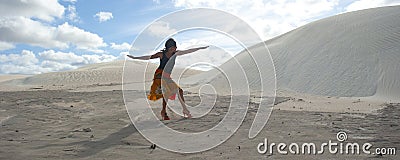 Desert Dancing Woman