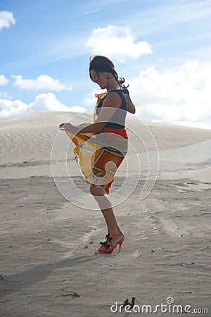 Desert Dancing Woman