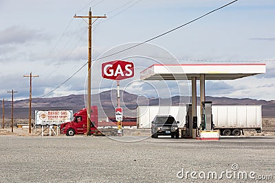Desert Gas Station
