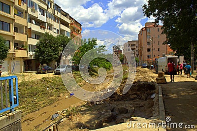 Destruction Flooding Bulgaria
