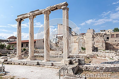 Hadrian Library Athens Greece