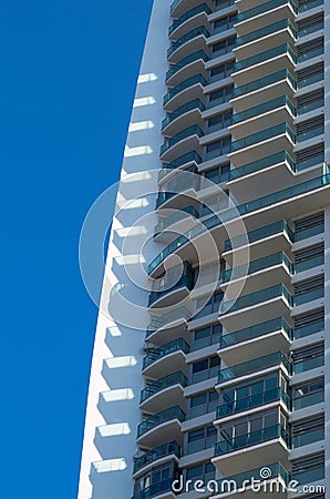 Detail of a high rise building
