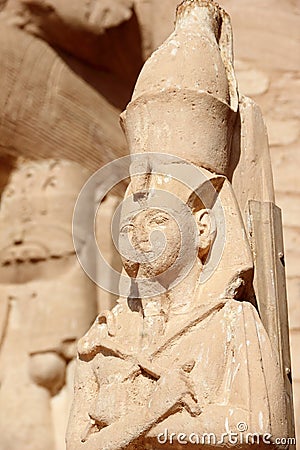 Detail Temple of Rameses II. Abu Simbel, Egypt.