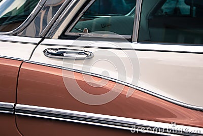 Detail of a veteran car