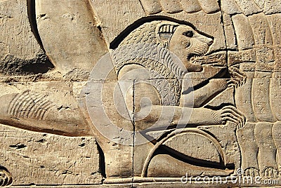 Details of an egyptian temple