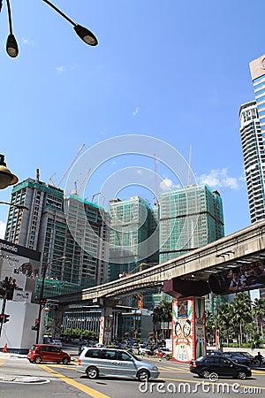 Developing country city kuala lumpur Malaysia