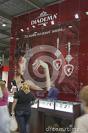 Diadema Ukrainian company jewelry booth