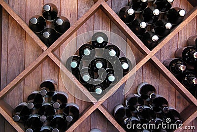 Diagonal Wine Rack
