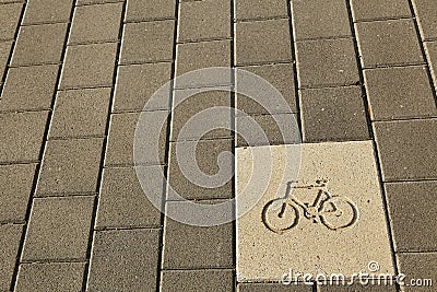 Bicycle Path Sign