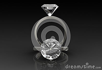 Diamond Rings Stock Photos - Image: 30704253