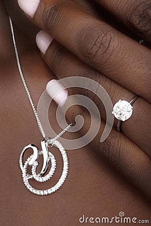 Diamonds Pendant and Ring