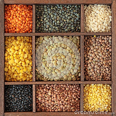 Different lentils