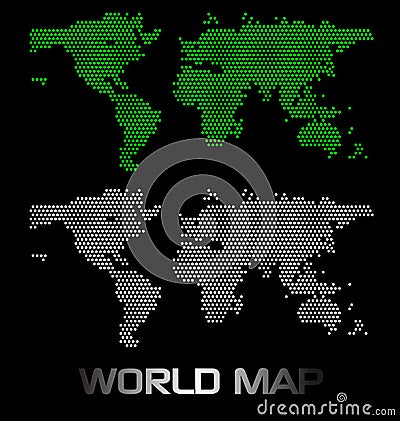 Digital World map