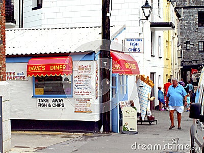 Diner, Looe, Cornwall.