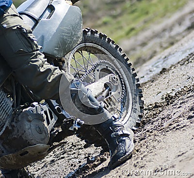 Dirt bike rear wheel