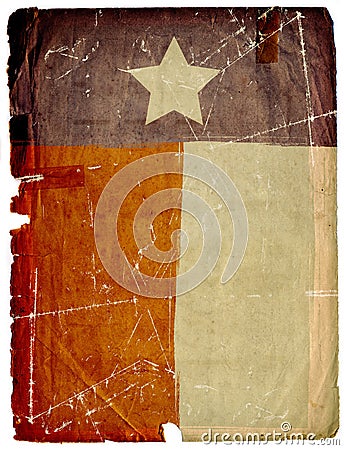 Dirty Grunge American Flag Paper Background Texture