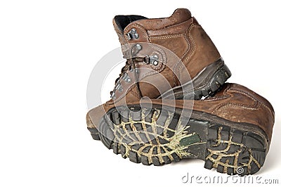 Dirty Hiking Boots