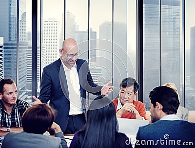 Diverse Business People in a Meeting