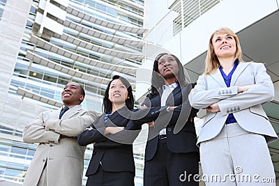 Diverse Ethnic Business Team