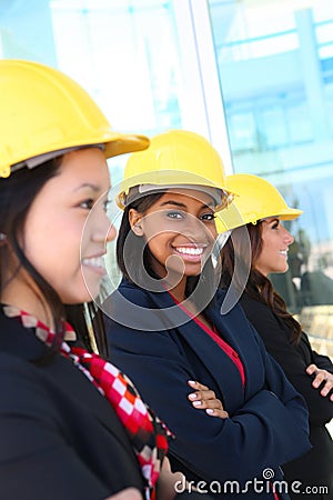 Diverse Woman Construction Team