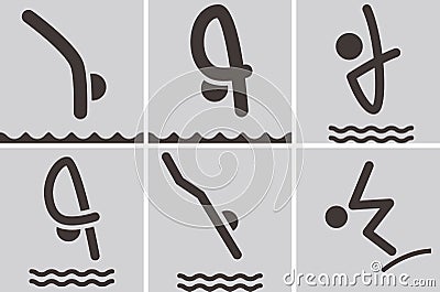 Diving icons