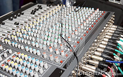 DJ audio mixer