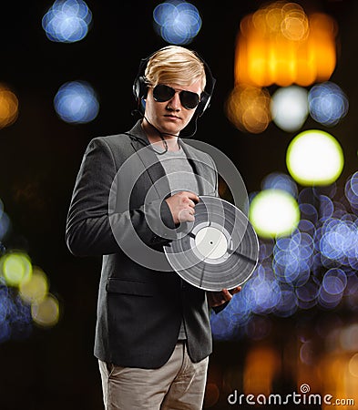 DJ man portrait
