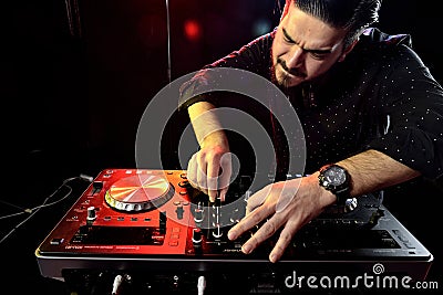 DJ playing music