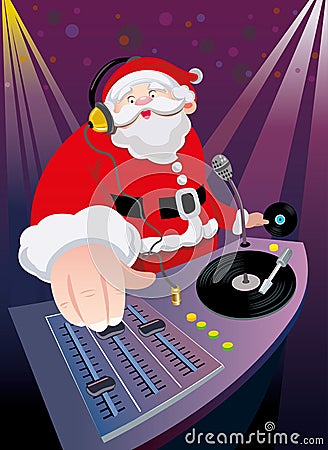 DJ Santa Claus Christmas party