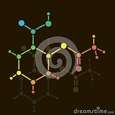 DNA molecule structure background