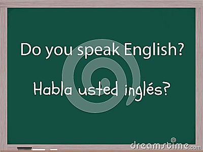 Do you speak English in Spanish