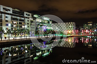 Docklands at night - Dublin
