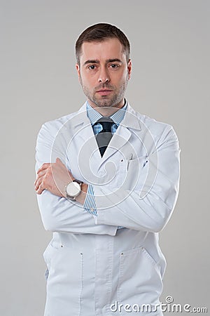 Doctor with crossed arms