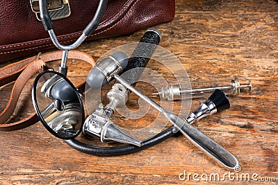 Doctor s antique instruments