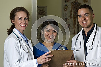 Doctors & Nurse Smiling
